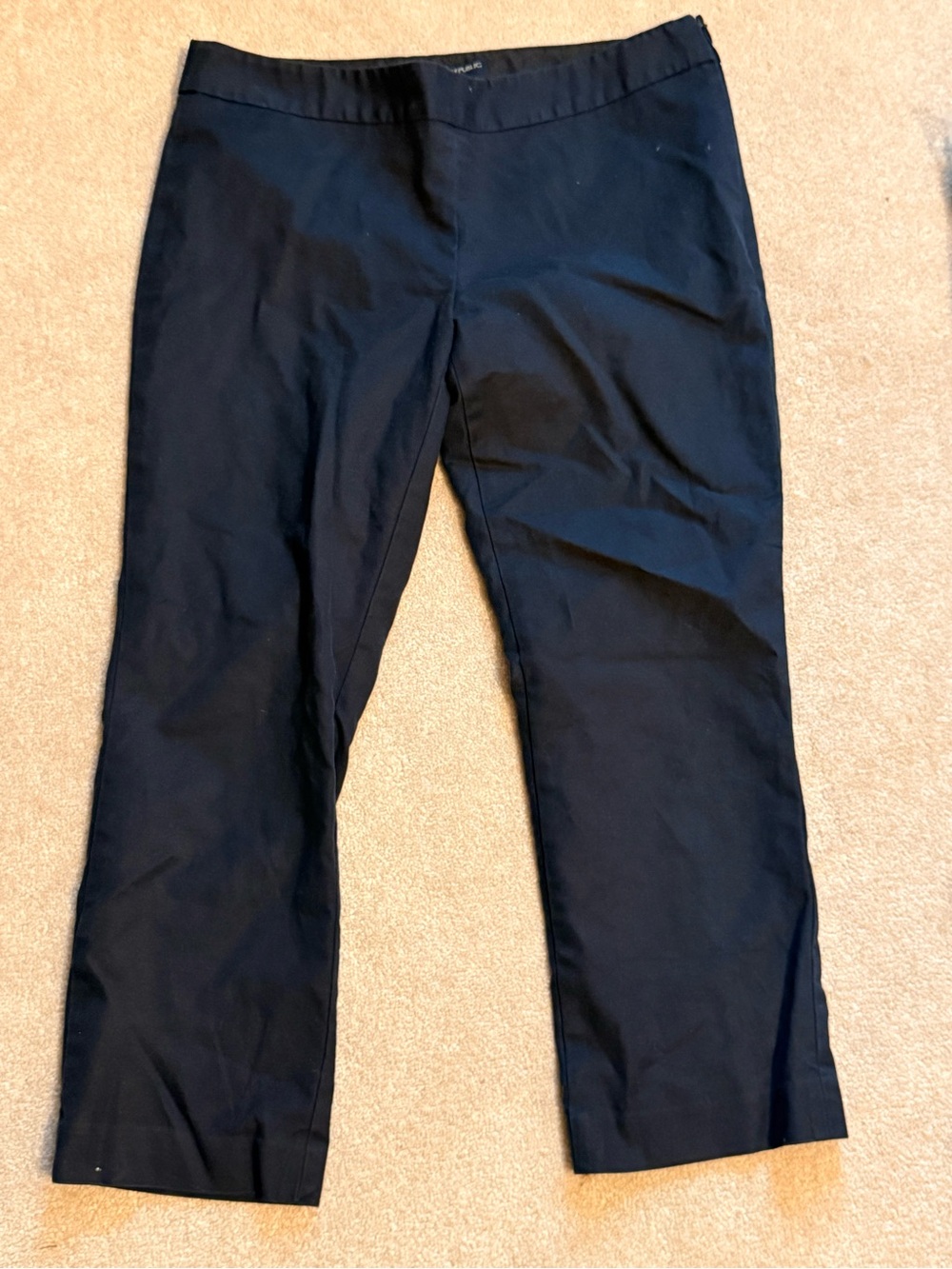 Banana Republic Ryan Fit Size 12 Dark Navy Ankle Length Stretch Pants